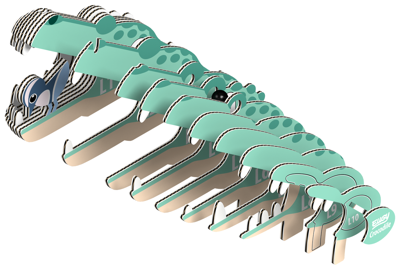 EUGY Crocodile 3D Puzzle