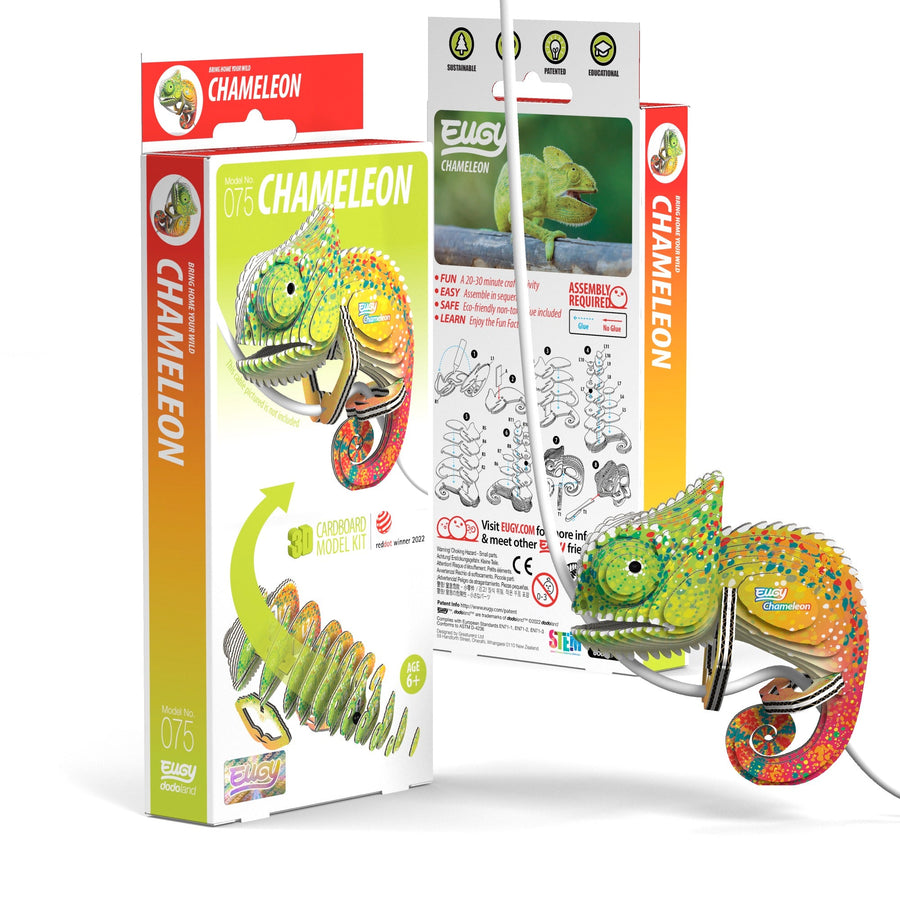 EUGY Chameleon 3D Puzzle | Eugy | Safari Ltd®