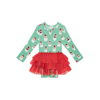 Santa Medley - Long Sleeve Tulle Skirt Bodysuit 18-24 Mos.