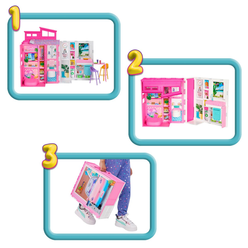 Barbie Getaway House Doll and Playset