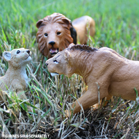 Adolescent Male Lion Toy Figure