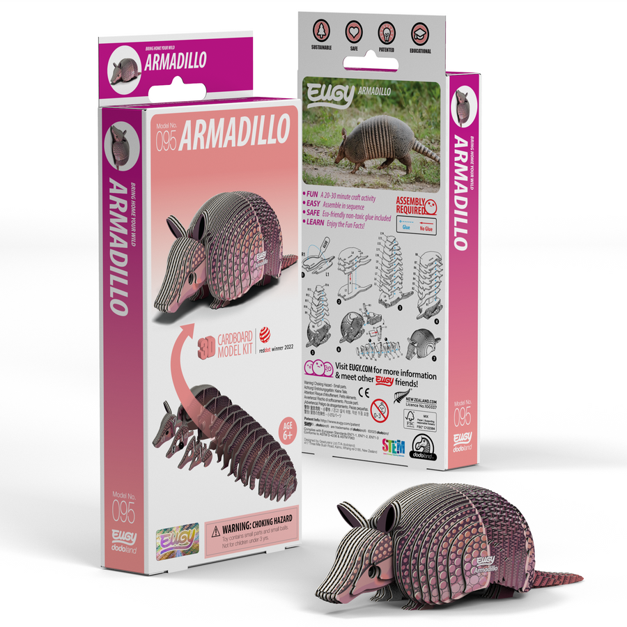 EUGY Armadillo 3D Puzzle | Eugy | Safari Ltd®