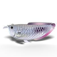 EUGY Silver Arowana 3D Puzzle