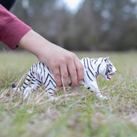 White Siberian Tiger Toy | Wildlife Animal Toys | Safari Ltd®