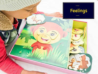 Chalk & Chuckle Monkey Expression Puzzle Game