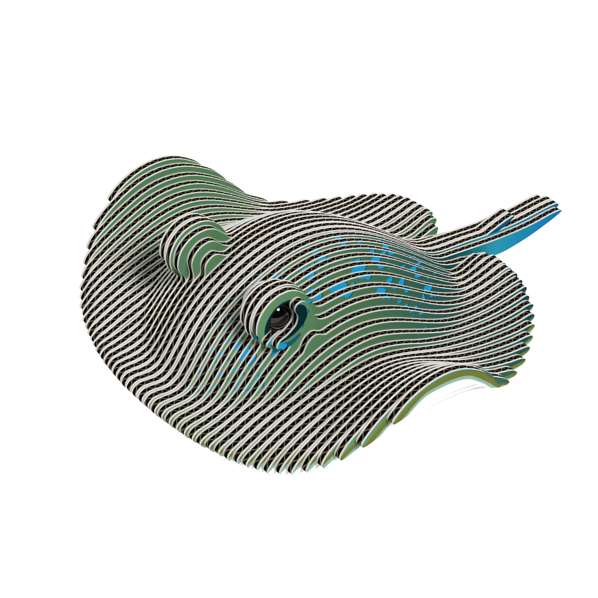 EUGY Stingray 3D Puzzle