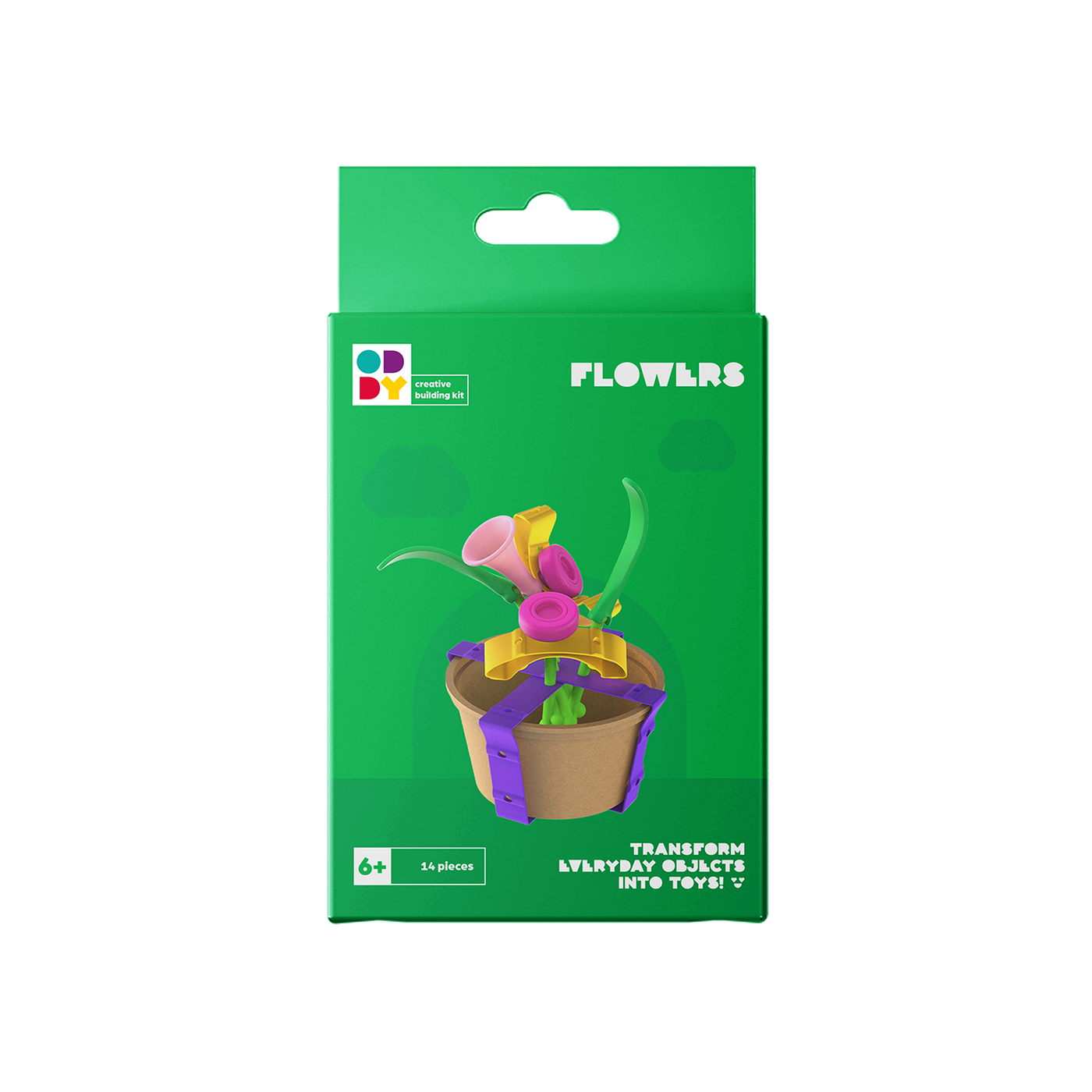 Oddy Mini Flowers 14 Piece Building Kit |  | Safari Ltd®