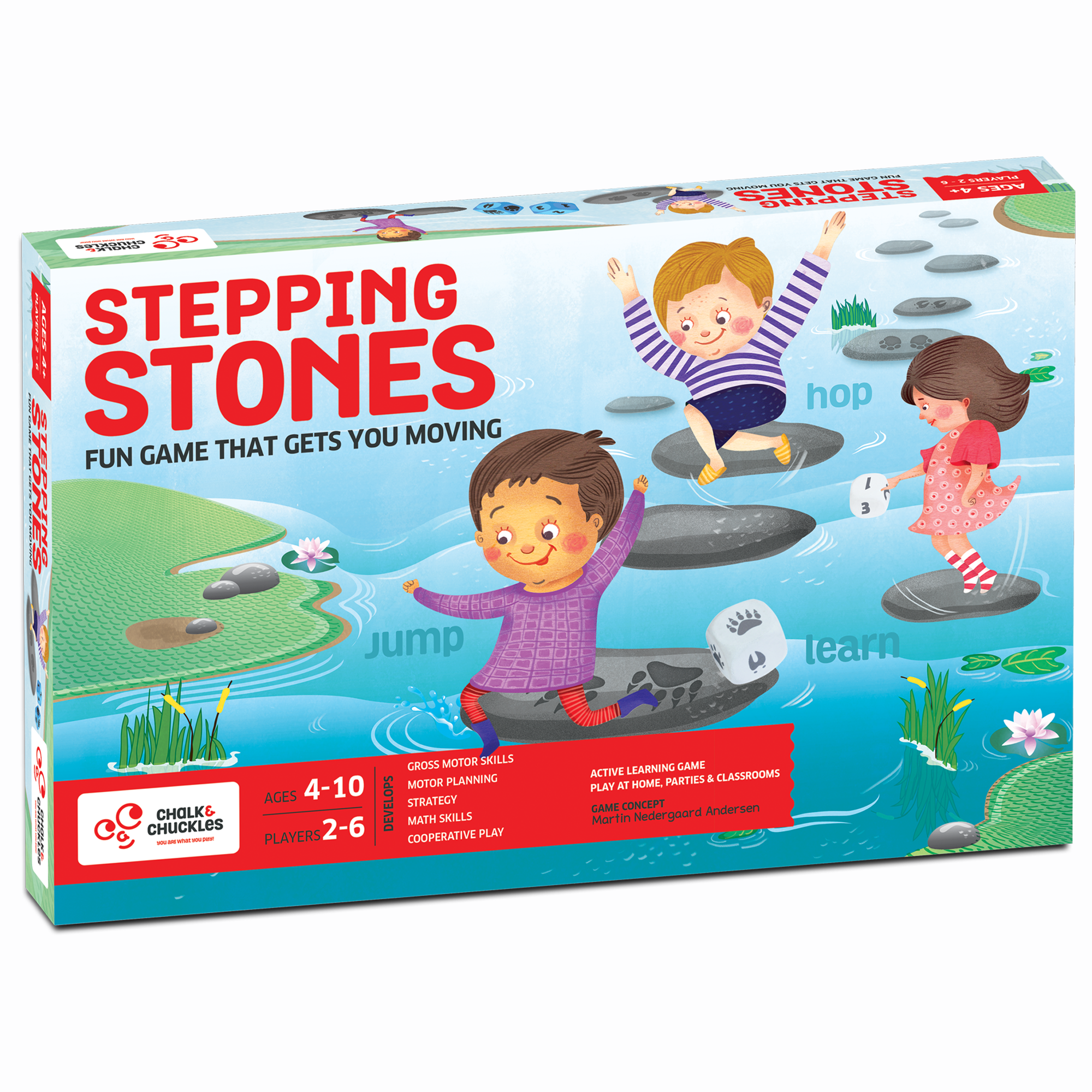 Chalk & Chuckles Stepping Stones Game