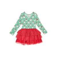 Santa Medley - Long Sleeve Tulle Dress