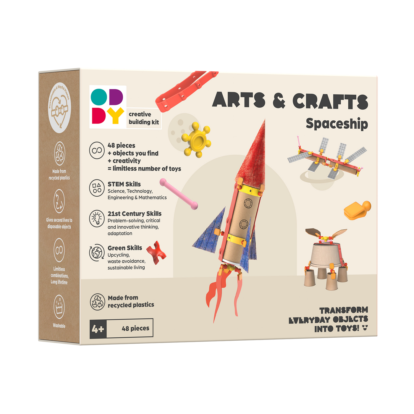 Oddy Arts and Crafts Spaceship Building Kit |  | Safari Ltd®