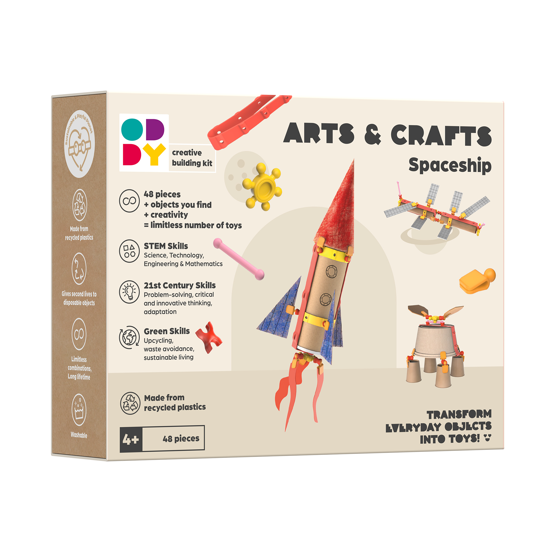 Oddy Arts and Crafts Spaceship Building Kit |  | Safari Ltd®