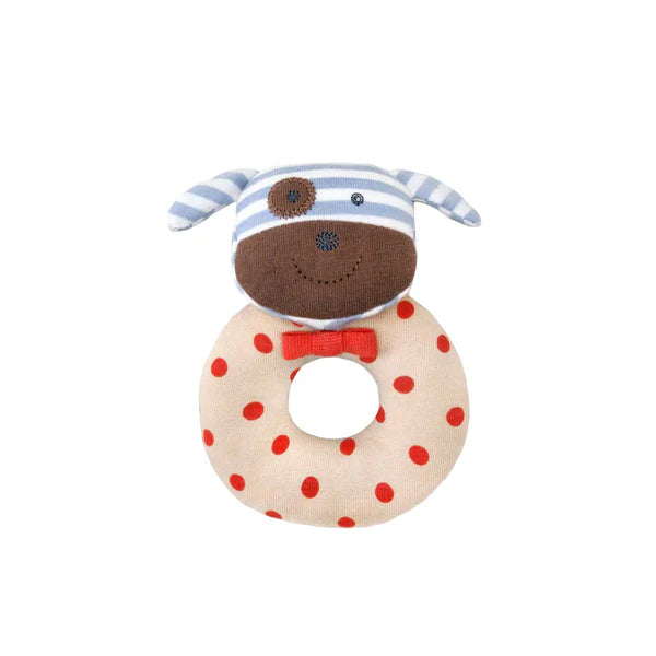 Boxer the Dog Teething Rattle |  | Safari Ltd®