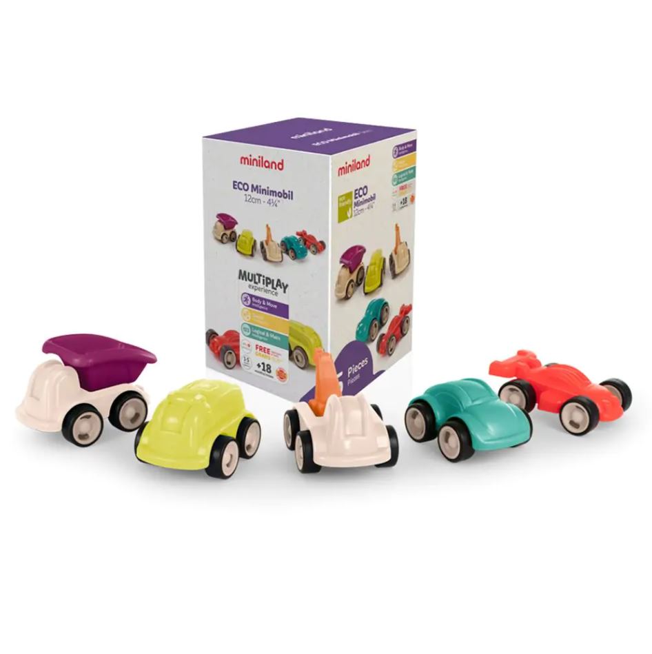 Miniland ECO Minimobiles - 12 cm |  | Safari Ltd®