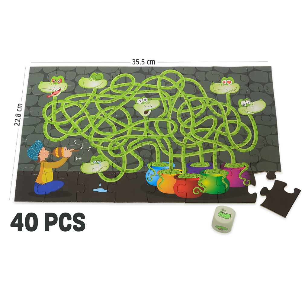 Chalk & Chuckles Moody Snakes Game & Puzzle