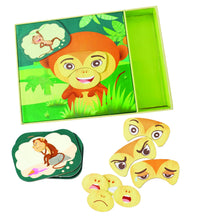 Chalk & Chuckle Monkey Expression Puzzle Game