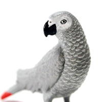 African Gray Parrot Toy Figure | Wow Birds | Safari Ltd®