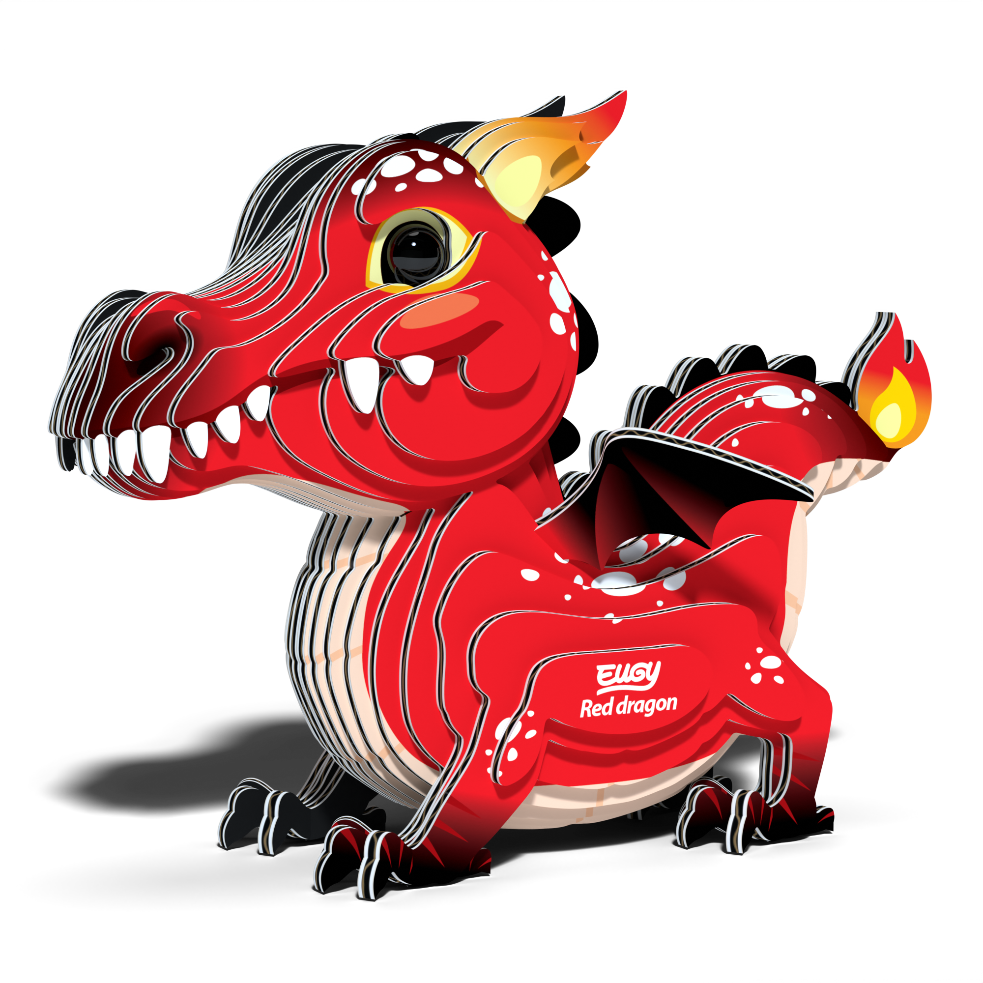 EUGY Red Dragon  3D Puzzle