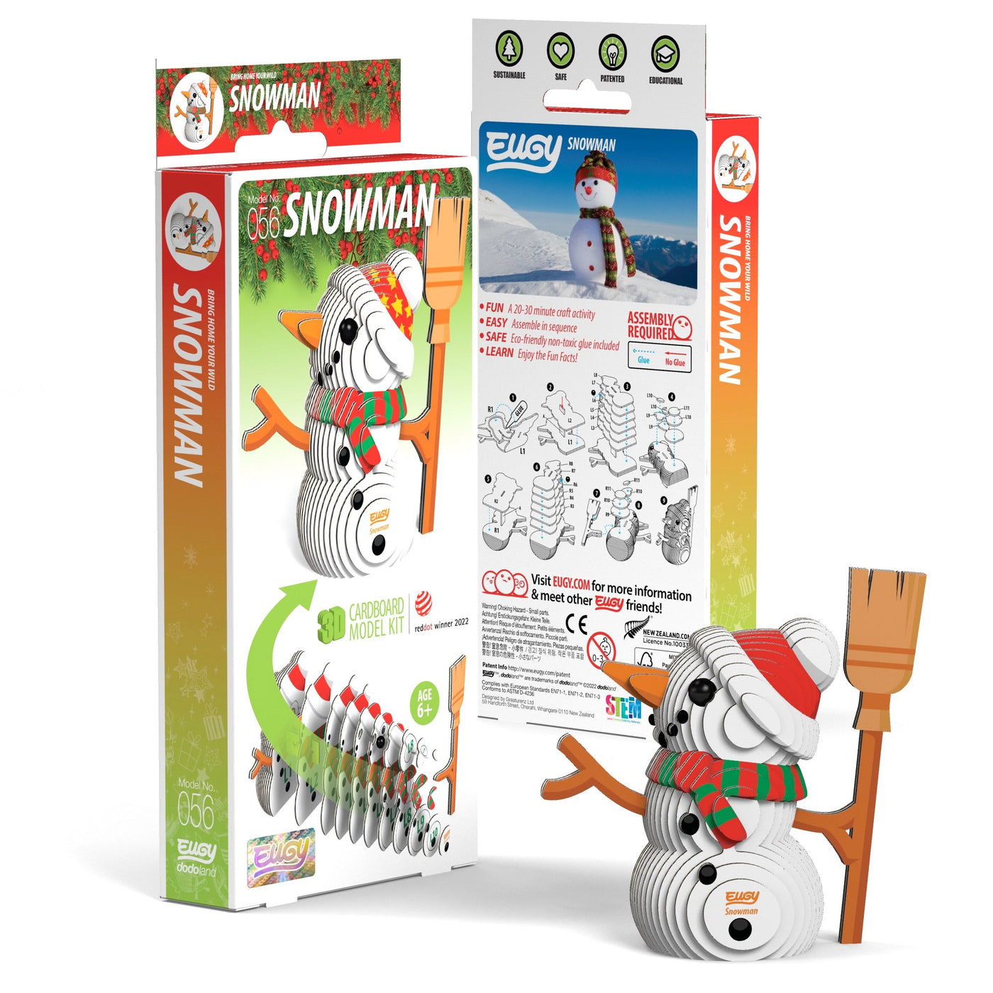 EUGY Snowman 3D Puzzle