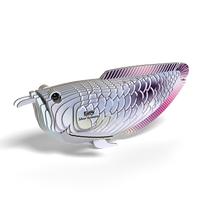 EUGY Silver Arowana 3D Puzzle