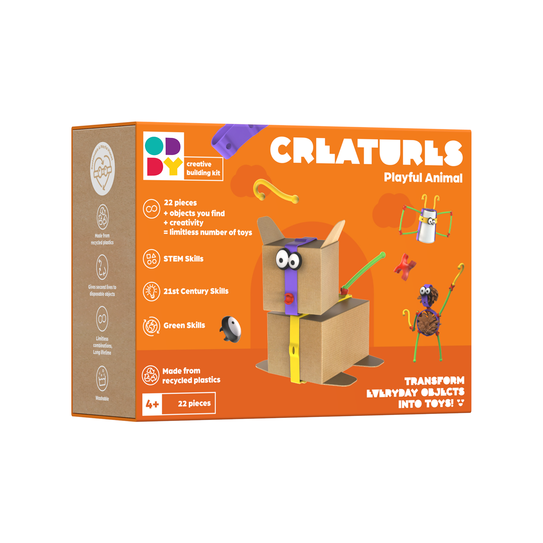 Oddy Creatures Playful Animal Building Kit |  | Safari Ltd®