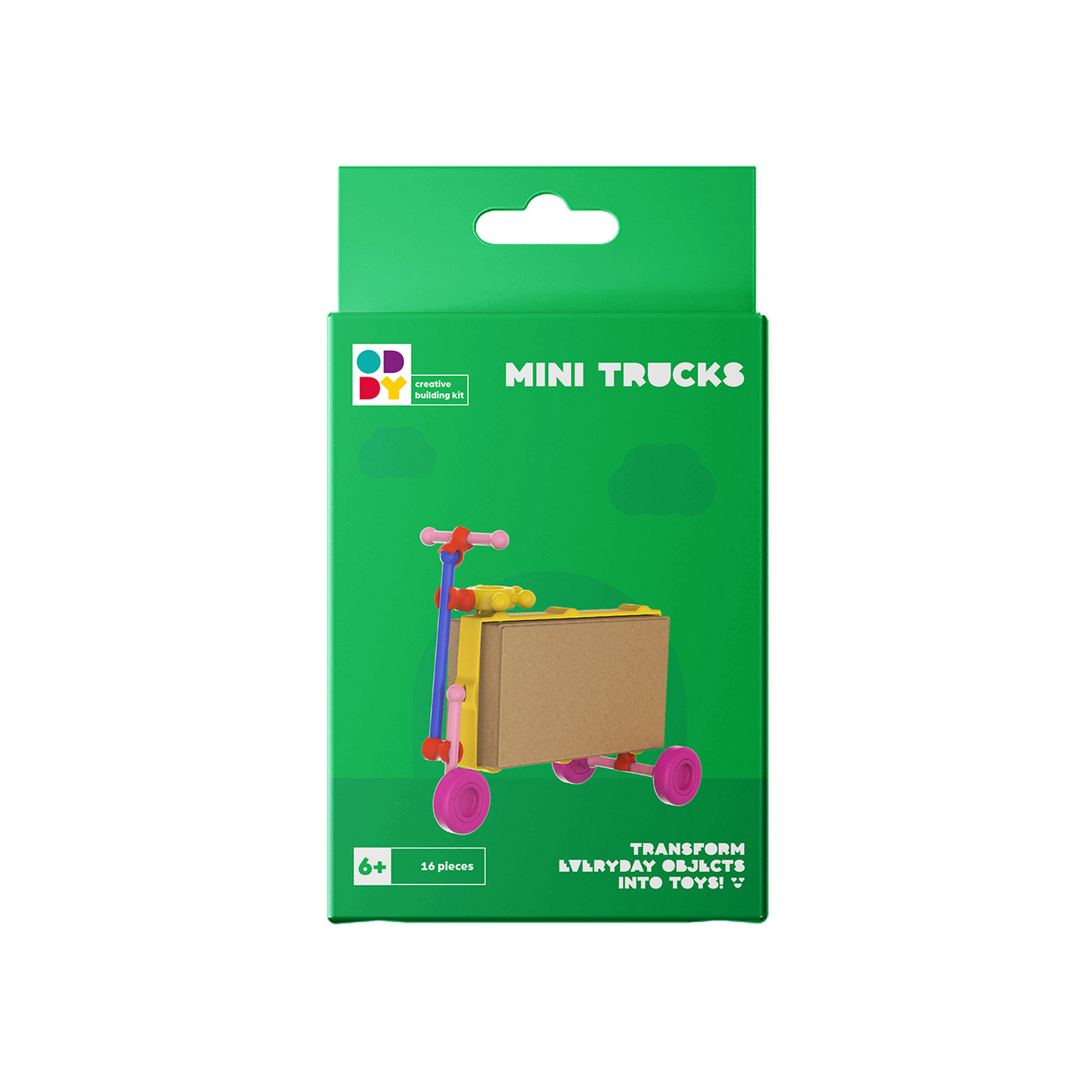 Oddy Mini Trucks 16 Piece Building Kit |  | Safari Ltd®