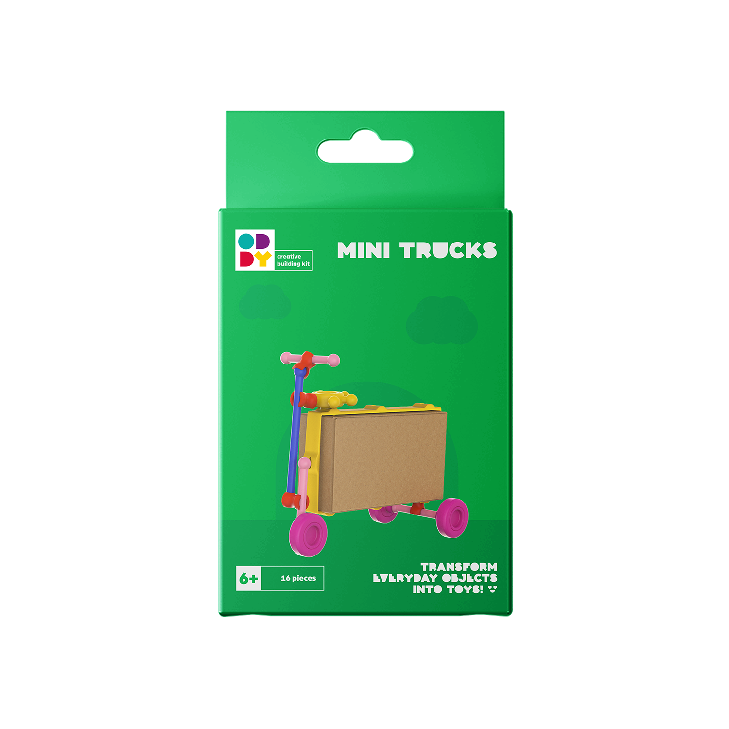 Oddy Mini Trucks 16 Piece Building Kit |  | Safari Ltd®