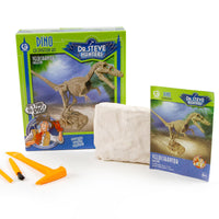 Dr. Steve Hunters GEOWorld Dino Dig Velociraptor Excavation Kit - 14 pieces |  | Safari Ltd®