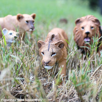 Adolescent Male Lion Toy Figure