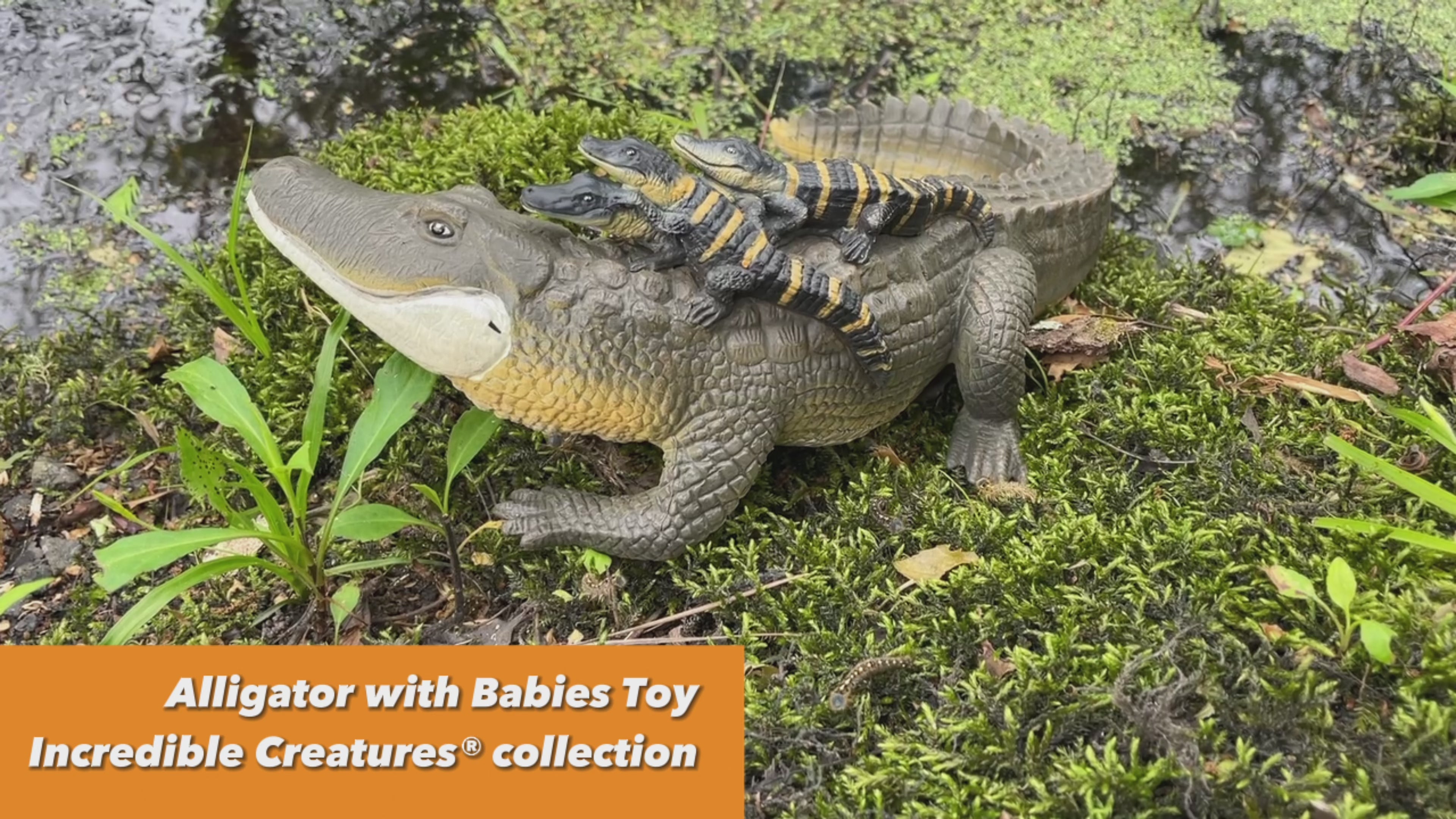 Alligator with Babies Toy