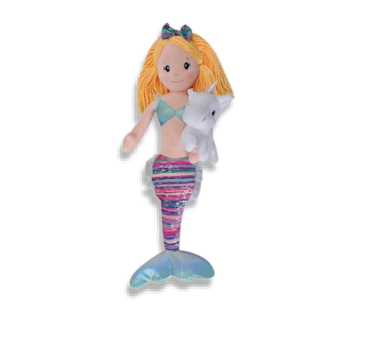 17" Plush Boho Mermaids with Unicorn - Assorted - Safari Ltd®