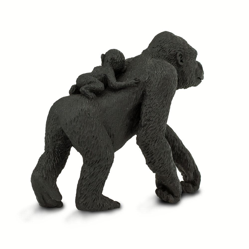 Lowland Gorilla with Baby Toy | Wildlife Animal Toys | Safari Ltd.