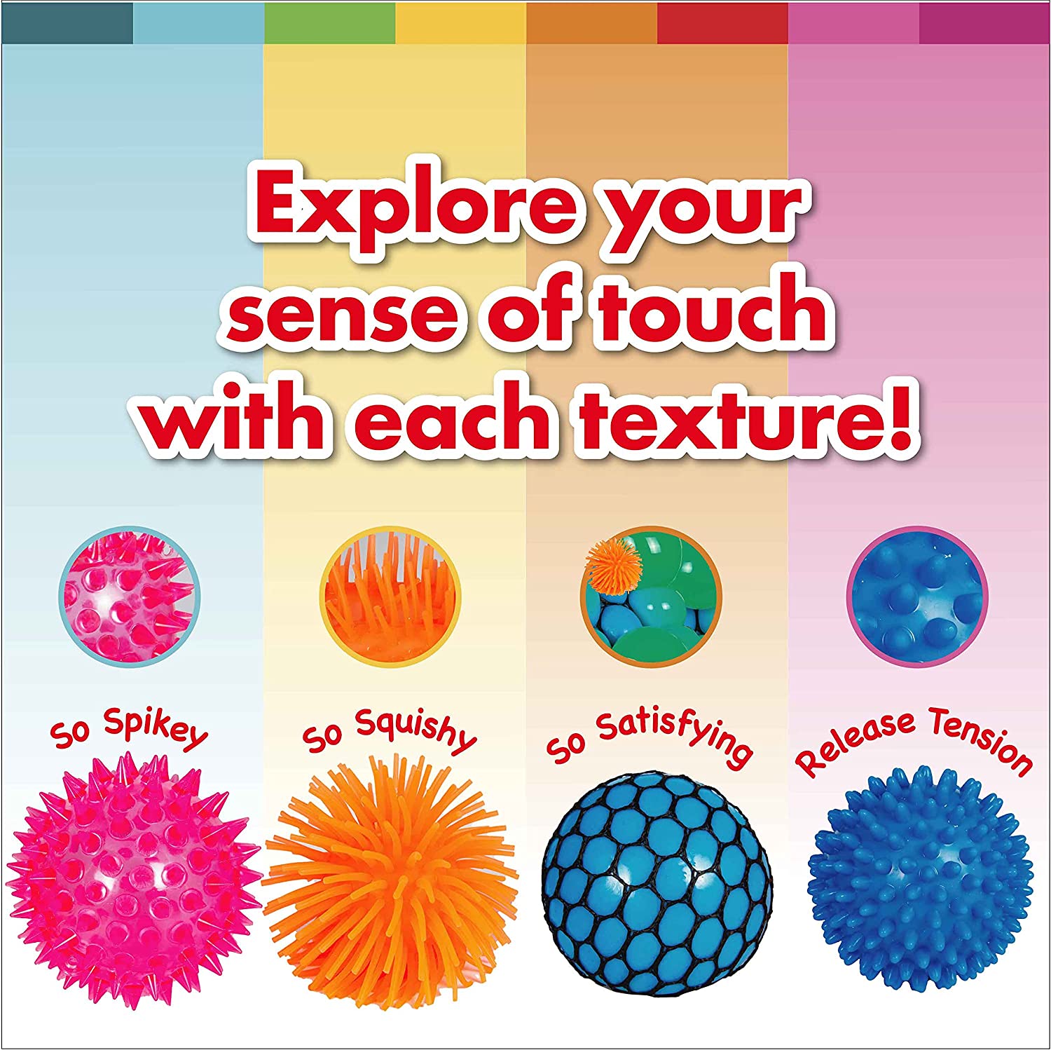 4 PK Sensory Stress balls - Safari Ltd®