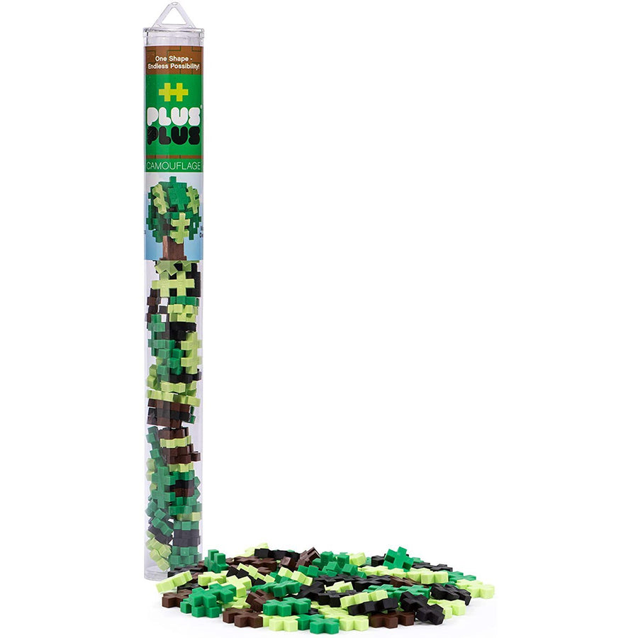 70 pc Plus-Plus Camouflage Tube - Safari Ltd®