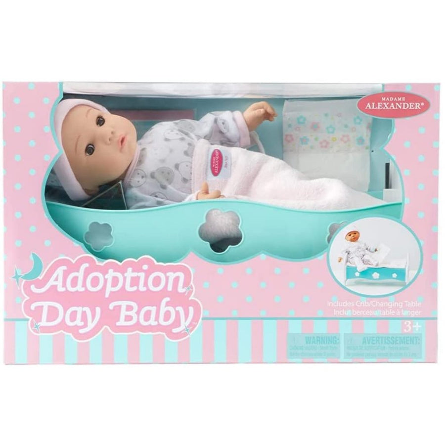 Adoption Day Baby Girl - Light Skin/Brown Eyes Doll - Safari Ltd®