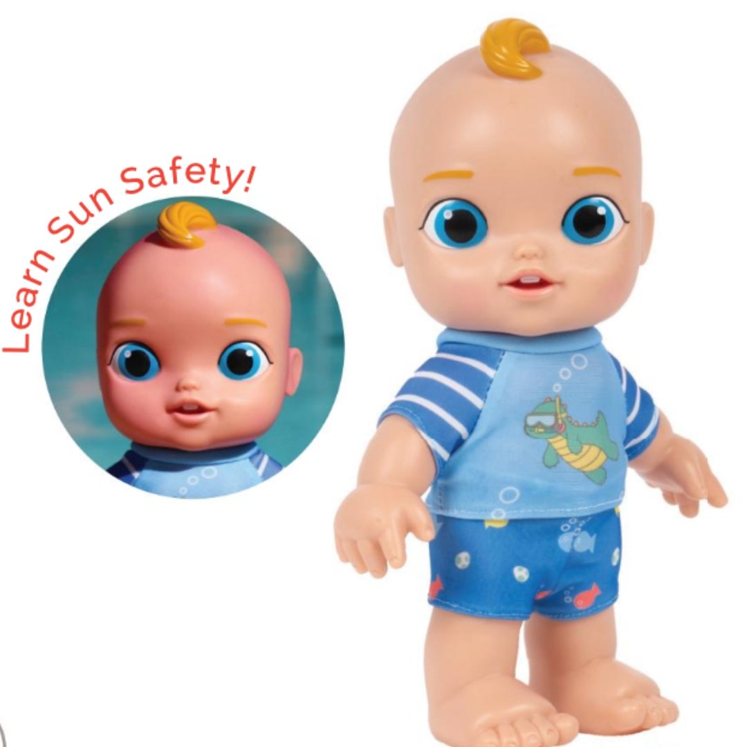 Adora Sun Smart Baby - Rawrsome - Blue - Safari Ltd®