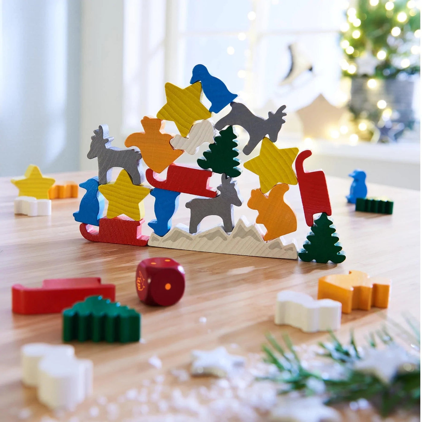 Animal Upon Animal, A Christmas Stacking Game - Safari Ltd®