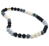 Bleecker Necklace for Mom & Teether for Baby - Black - Safari Ltd®