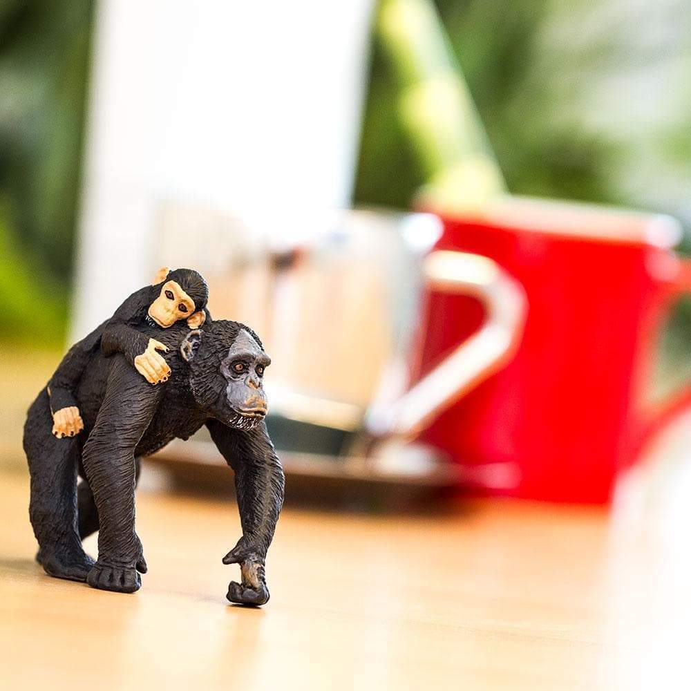 Chimpanzee with Baby Toy | Wildlife Animal Toys | Safari Ltd.