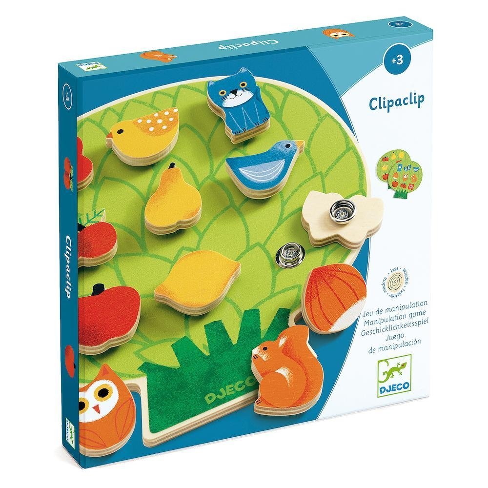 Clipaclip Snapping/Sequencing Wooden Skill Boards - Safari Ltd®