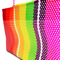 Colors For Good Jumbo Recycled Woven Tote Bag - Rainbow - Safari Ltd®