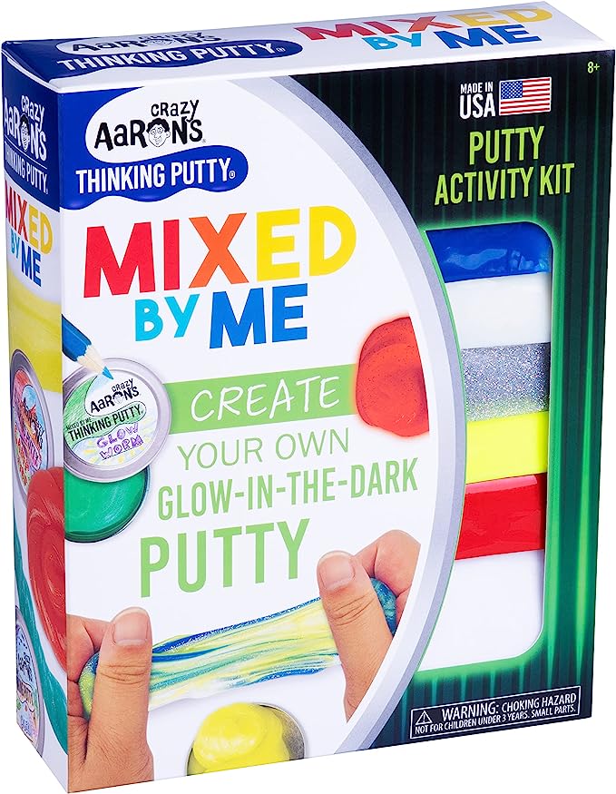 Crazy Aarons - Mixed By Me - Glow-In-The-Dark - Putty Kit - Safari Ltd®