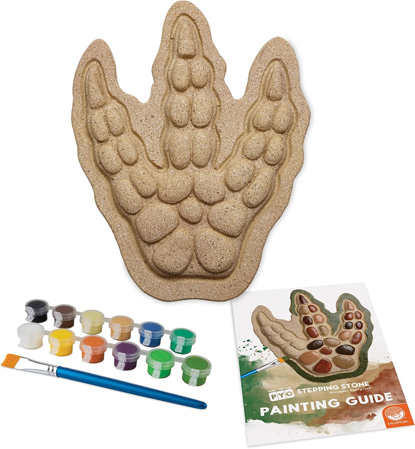 Dino Footprint Stepping Stone Craft Kit - Safari Ltd®