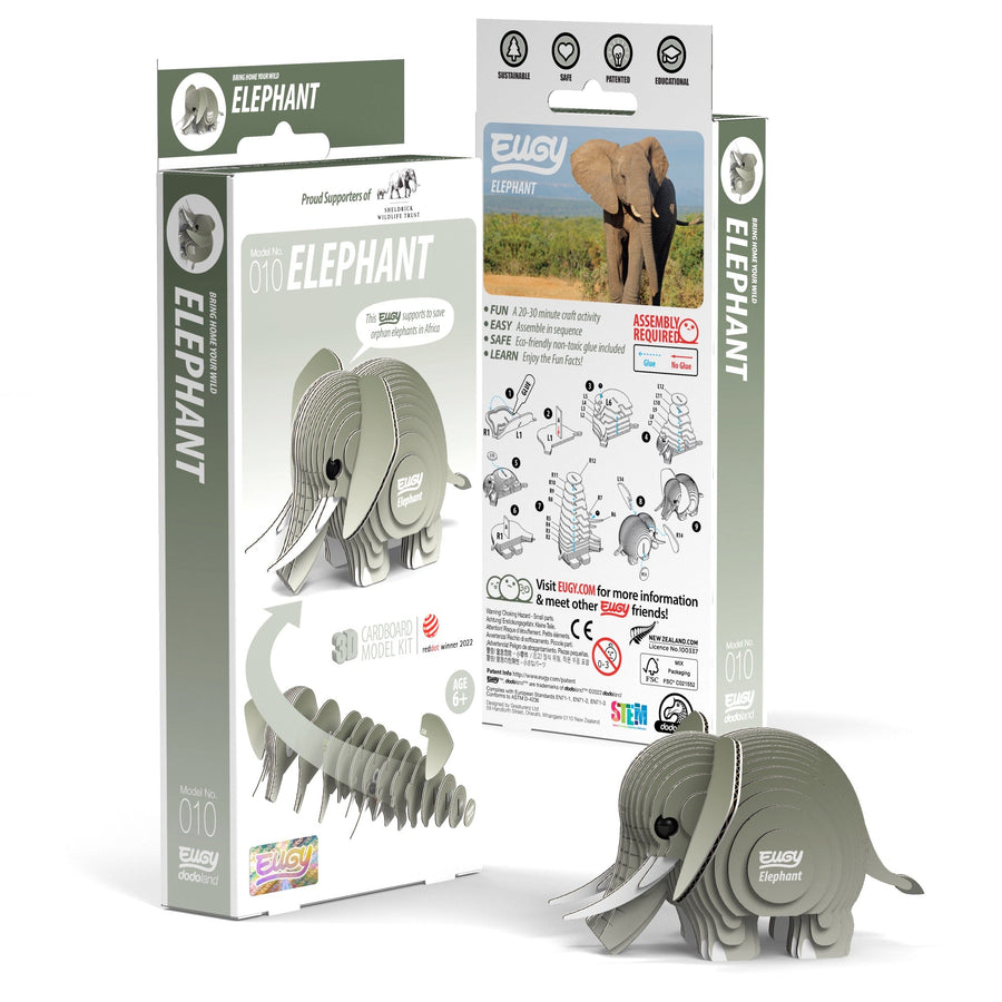 EUGY Elephant 3D Puzzle - Safari Ltd®