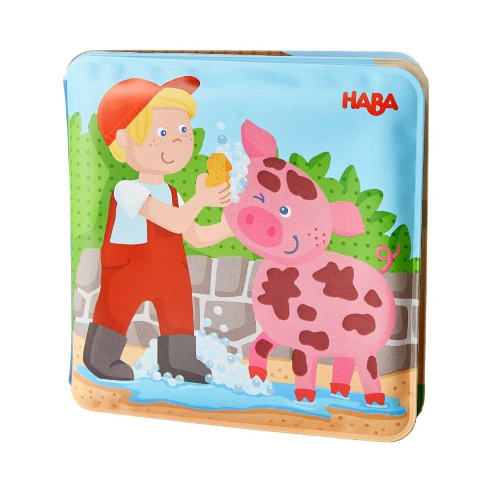 Farm Animal Wash Day Bath Book - Safari LTD