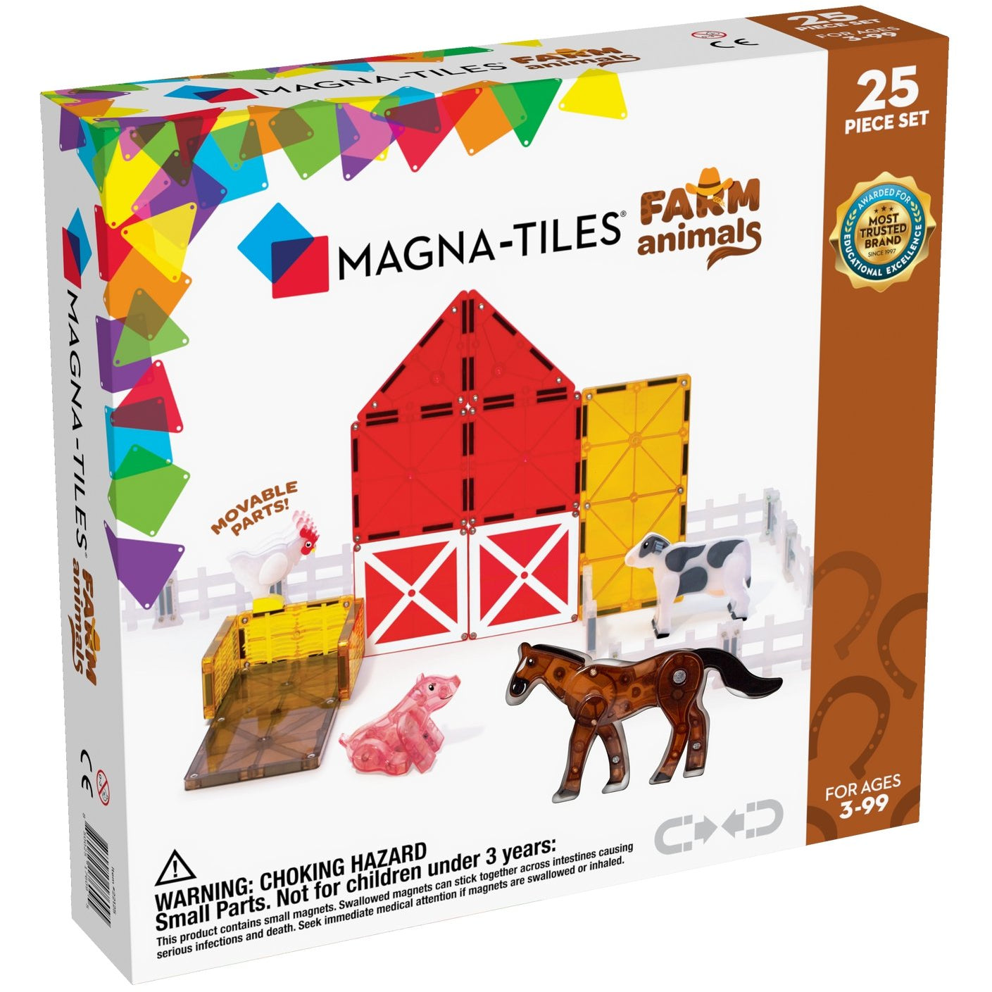 Magna-Qubix 85 Piece Set - Safari ltd