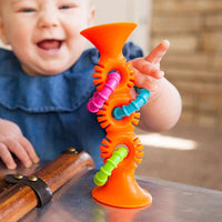 Fat Brain Toys pipSquigz Loops - Orange - Safari Ltd®