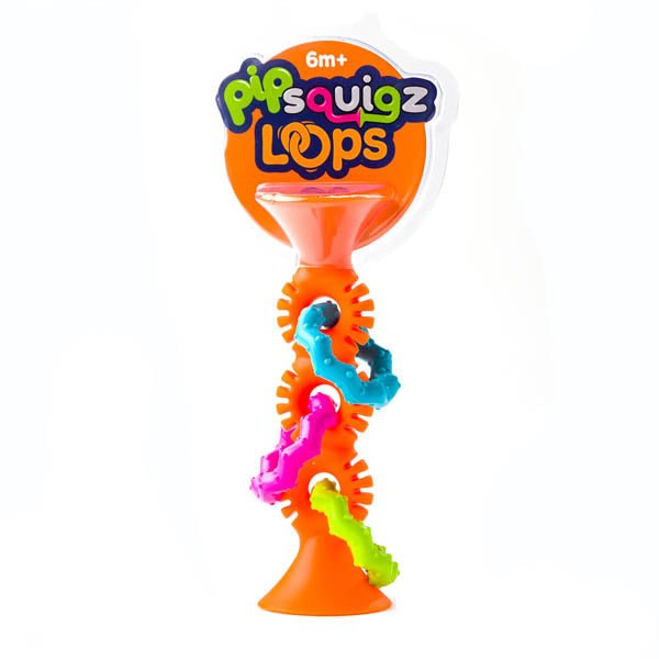 Fat Brain Toys pipSquigz Loops - Orange - Safari Ltd®