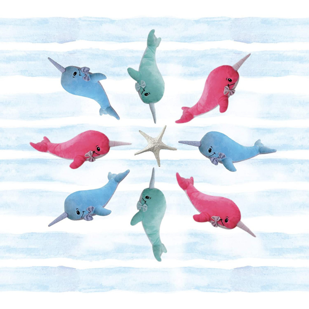 10" Plush Nevil Narwhal - Assorted |  | Safari Ltd®