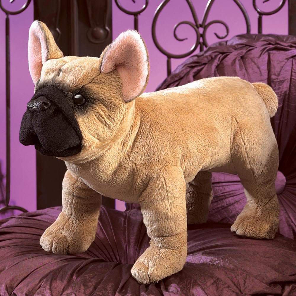 French Bulldog Stuffed Animal Puppet - Safari Ltd®