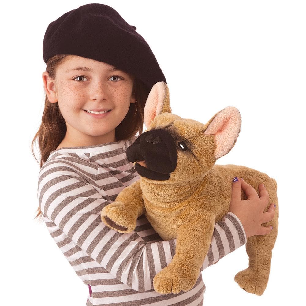 French Bulldog Stuffed Animal Puppet - Safari Ltd®